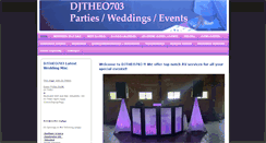 Desktop Screenshot of djtheo703.com