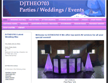 Tablet Screenshot of djtheo703.com